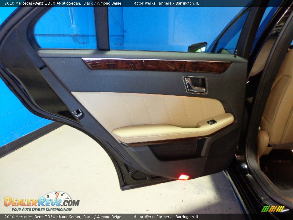 2010 Mercedes-Benz E 350 4Matic Sedan Black / Almond Beige Photo #30