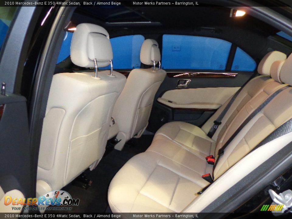 2010 Mercedes-Benz E 350 4Matic Sedan Black / Almond Beige Photo #31