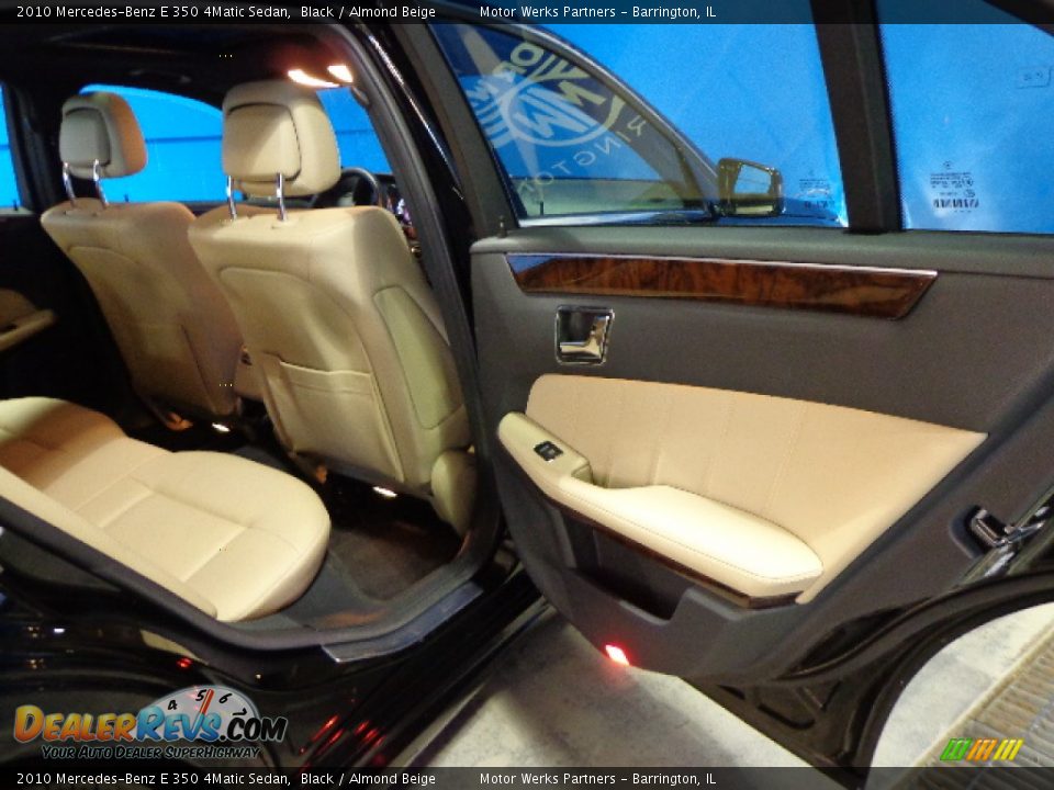 2010 Mercedes-Benz E 350 4Matic Sedan Black / Almond Beige Photo #33