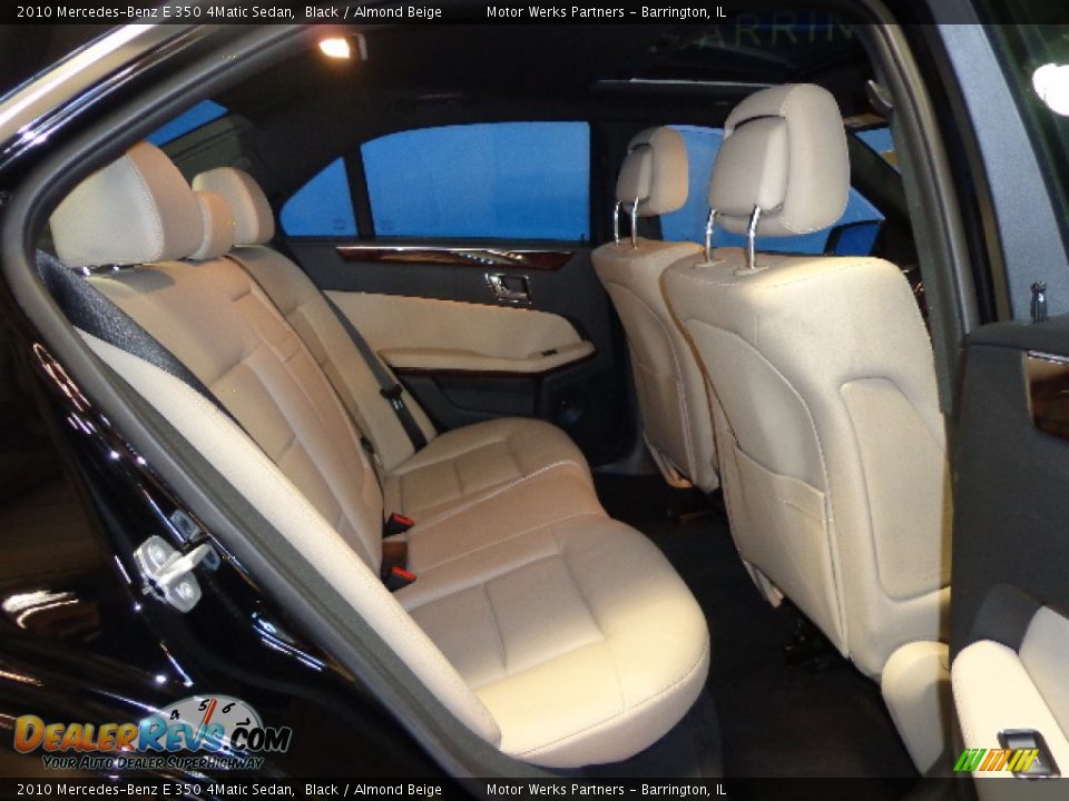2010 Mercedes-Benz E 350 4Matic Sedan Black / Almond Beige Photo #34