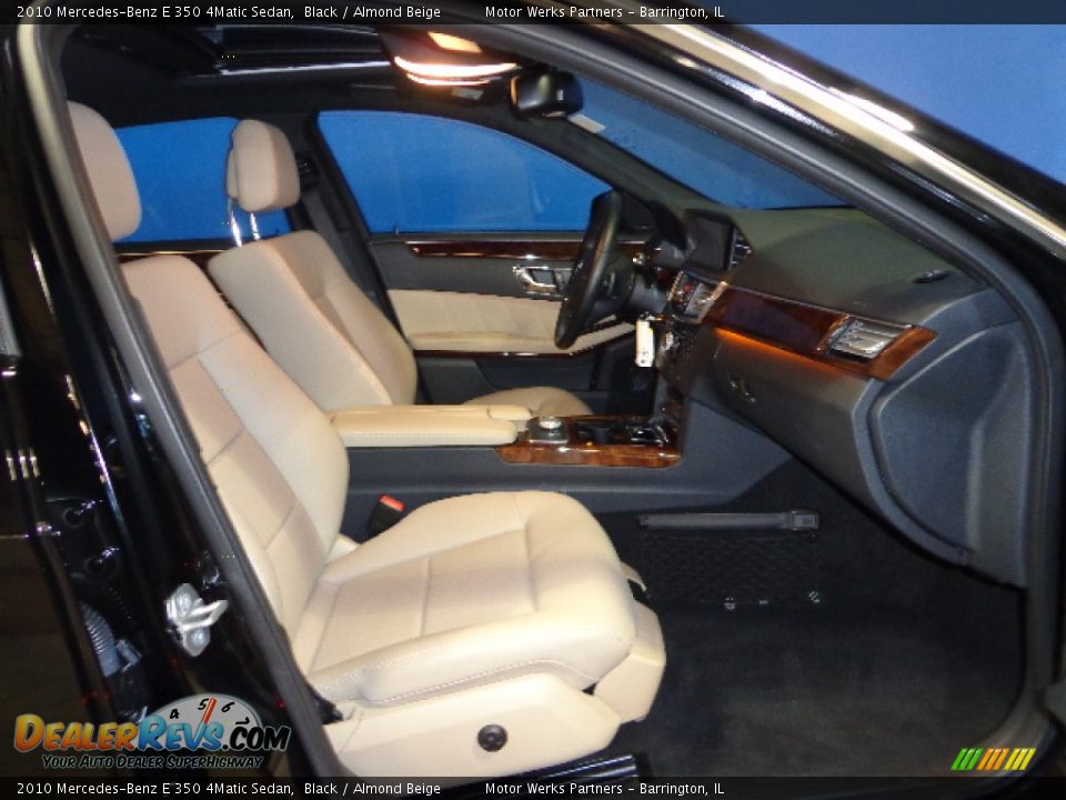 2010 Mercedes-Benz E 350 4Matic Sedan Black / Almond Beige Photo #35