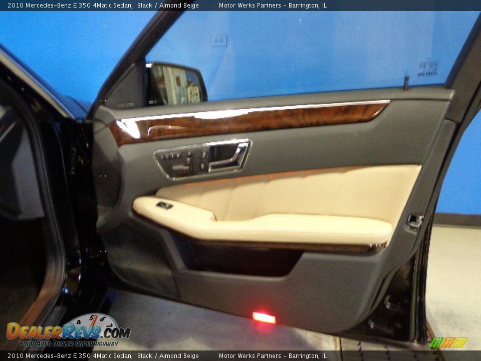 2010 Mercedes-Benz E 350 4Matic Sedan Black / Almond Beige Photo #36