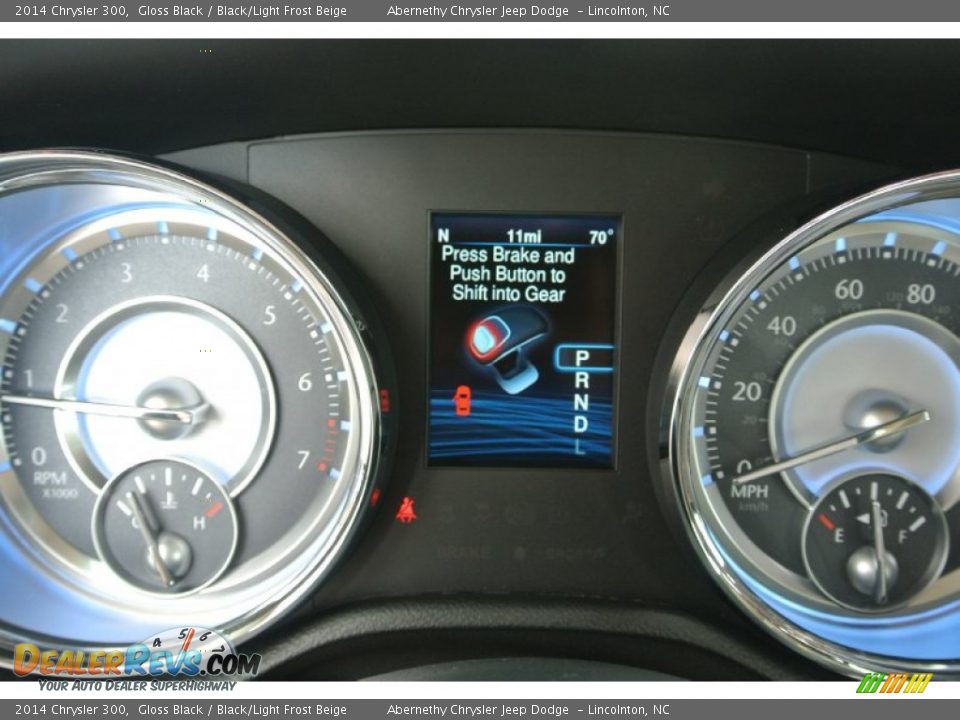 2014 Chrysler 300 Gloss Black / Black/Light Frost Beige Photo #14