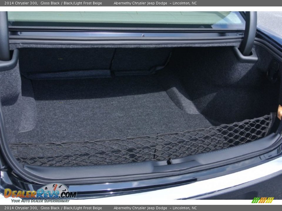 2014 Chrysler 300 Gloss Black / Black/Light Frost Beige Photo #16