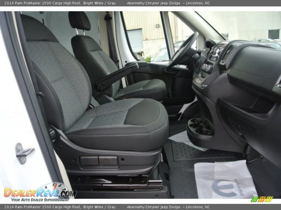 Front Seat of 2014 Ram ProMaster 1500 Cargo High Roof Photo #20