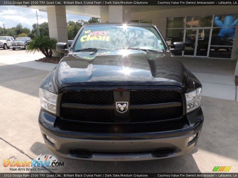 2010 Dodge Ram 1500 TRX Quad Cab Brilliant Black Crystal Pearl / Dark Slate/Medium Graystone Photo #2