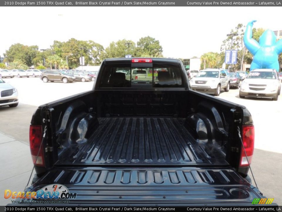 2010 Dodge Ram 1500 TRX Quad Cab Brilliant Black Crystal Pearl / Dark Slate/Medium Graystone Photo #4