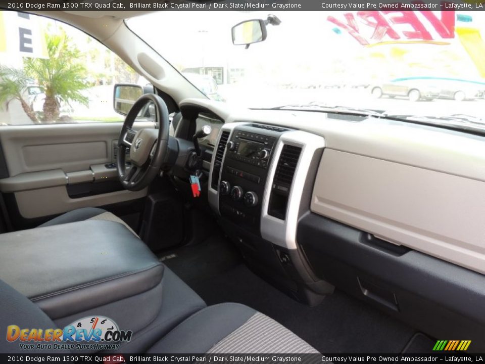 2010 Dodge Ram 1500 TRX Quad Cab Brilliant Black Crystal Pearl / Dark Slate/Medium Graystone Photo #6