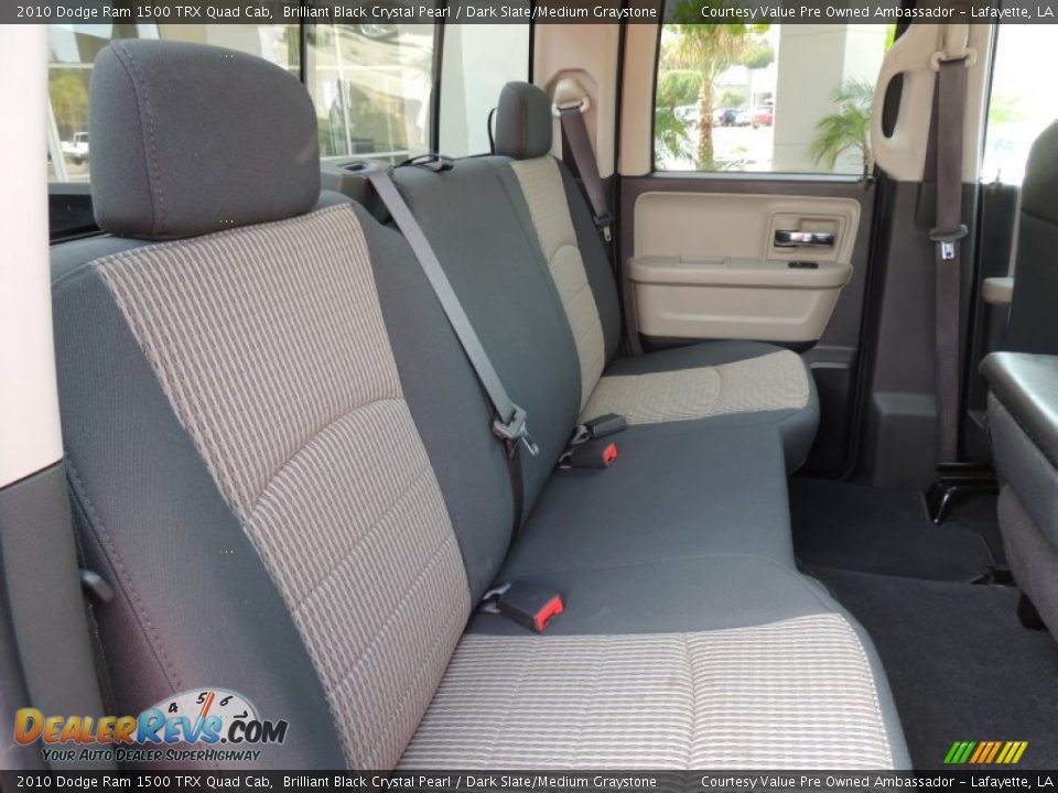 2010 Dodge Ram 1500 TRX Quad Cab Brilliant Black Crystal Pearl / Dark Slate/Medium Graystone Photo #8