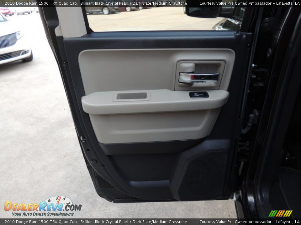 2010 Dodge Ram 1500 TRX Quad Cab Brilliant Black Crystal Pearl / Dark Slate/Medium Graystone Photo #11