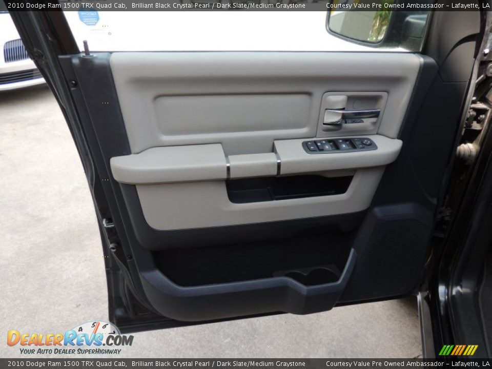 2010 Dodge Ram 1500 TRX Quad Cab Brilliant Black Crystal Pearl / Dark Slate/Medium Graystone Photo #13