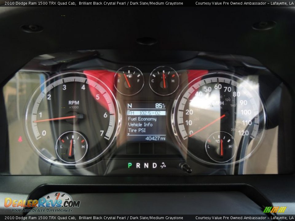 2010 Dodge Ram 1500 TRX Quad Cab Brilliant Black Crystal Pearl / Dark Slate/Medium Graystone Photo #15