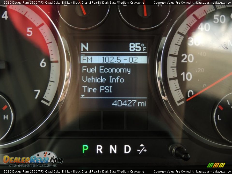 2010 Dodge Ram 1500 TRX Quad Cab Brilliant Black Crystal Pearl / Dark Slate/Medium Graystone Photo #16