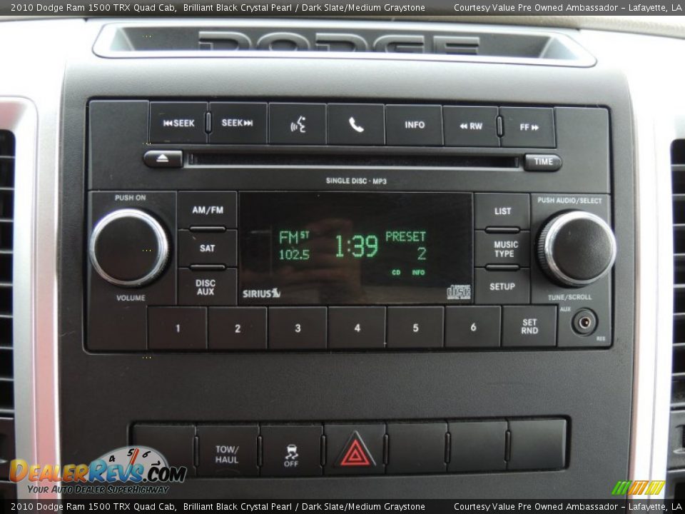 2010 Dodge Ram 1500 TRX Quad Cab Brilliant Black Crystal Pearl / Dark Slate/Medium Graystone Photo #18