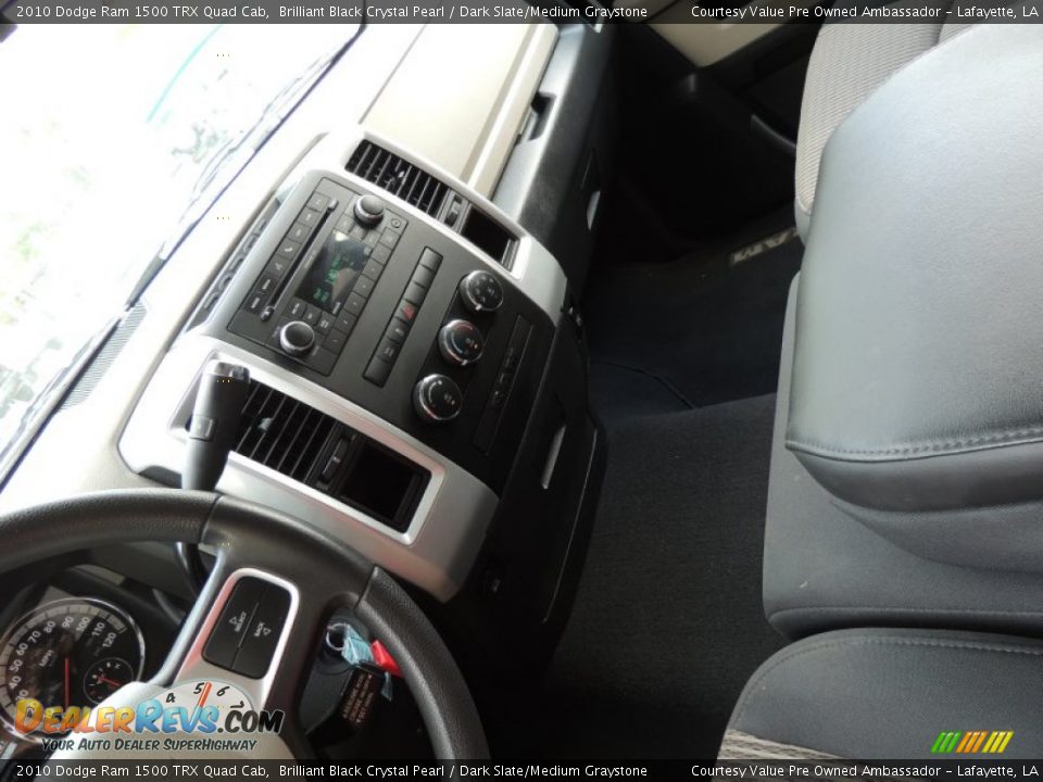 2010 Dodge Ram 1500 TRX Quad Cab Brilliant Black Crystal Pearl / Dark Slate/Medium Graystone Photo #20