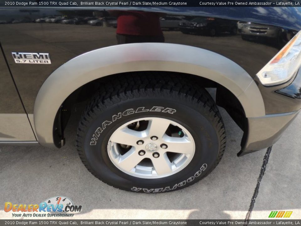 2010 Dodge Ram 1500 TRX Quad Cab Brilliant Black Crystal Pearl / Dark Slate/Medium Graystone Photo #23