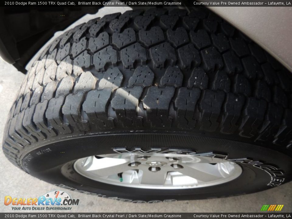 2010 Dodge Ram 1500 TRX Quad Cab Brilliant Black Crystal Pearl / Dark Slate/Medium Graystone Photo #24