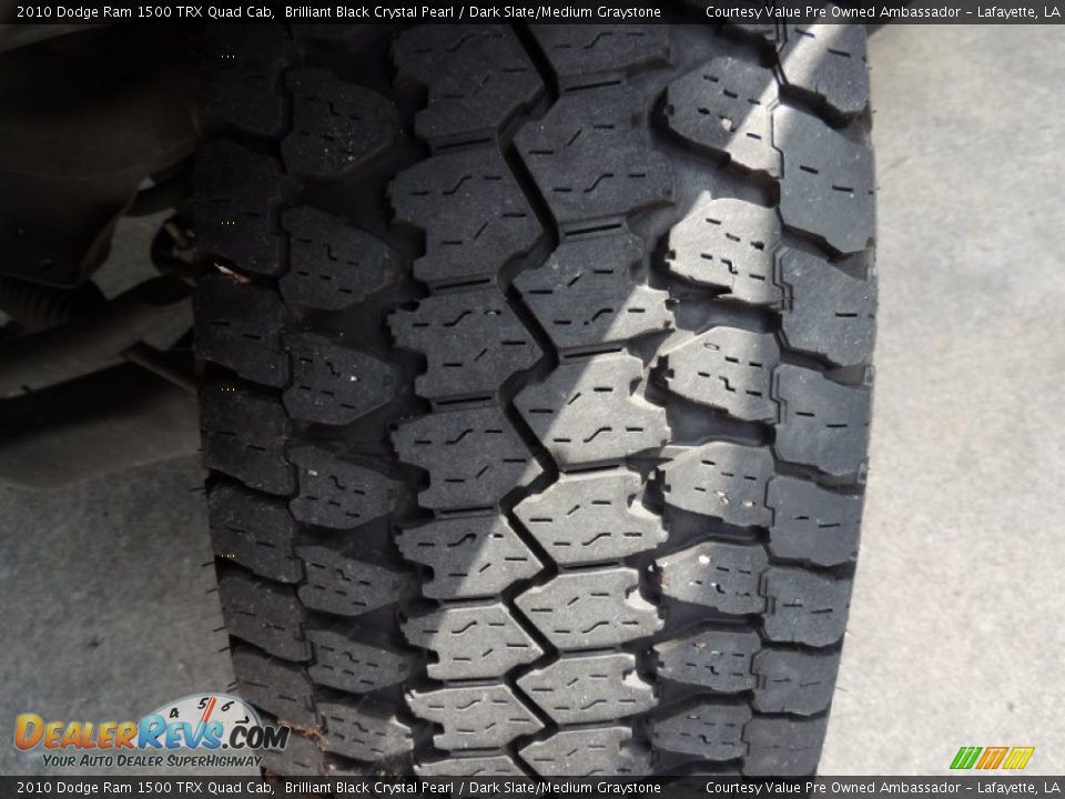 2010 Dodge Ram 1500 TRX Quad Cab Brilliant Black Crystal Pearl / Dark Slate/Medium Graystone Photo #25