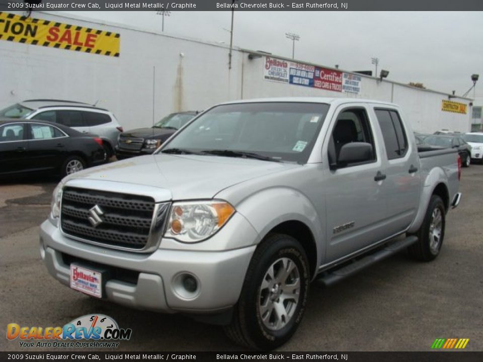 2009 Suzuki Equator Crew Cab Liquid Metal Metallic / Graphite Photo #1
