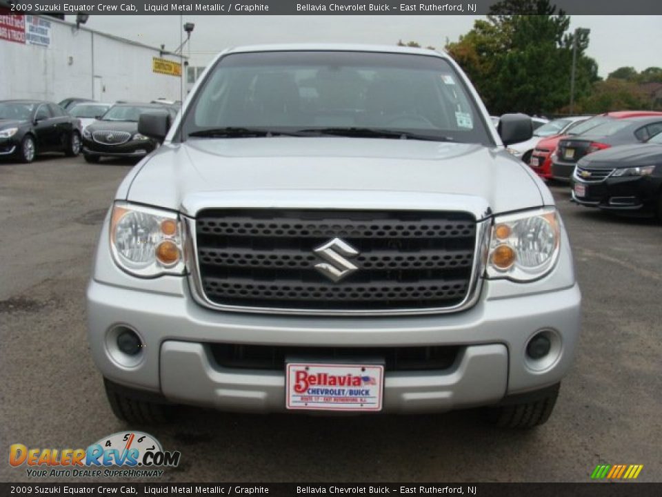 2009 Suzuki Equator Crew Cab Liquid Metal Metallic / Graphite Photo #2