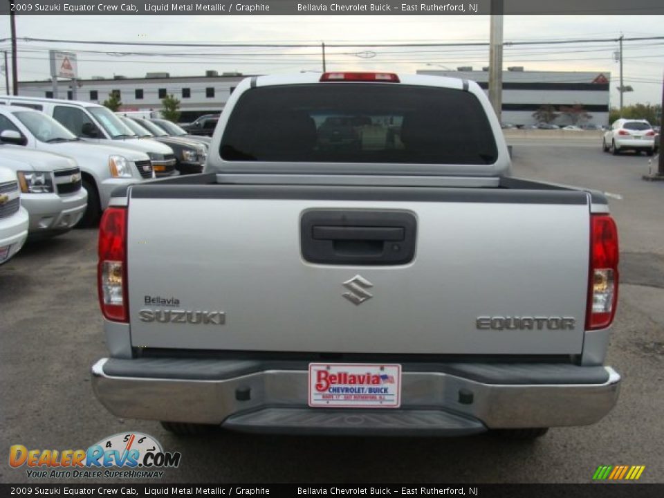 2009 Suzuki Equator Crew Cab Liquid Metal Metallic / Graphite Photo #5