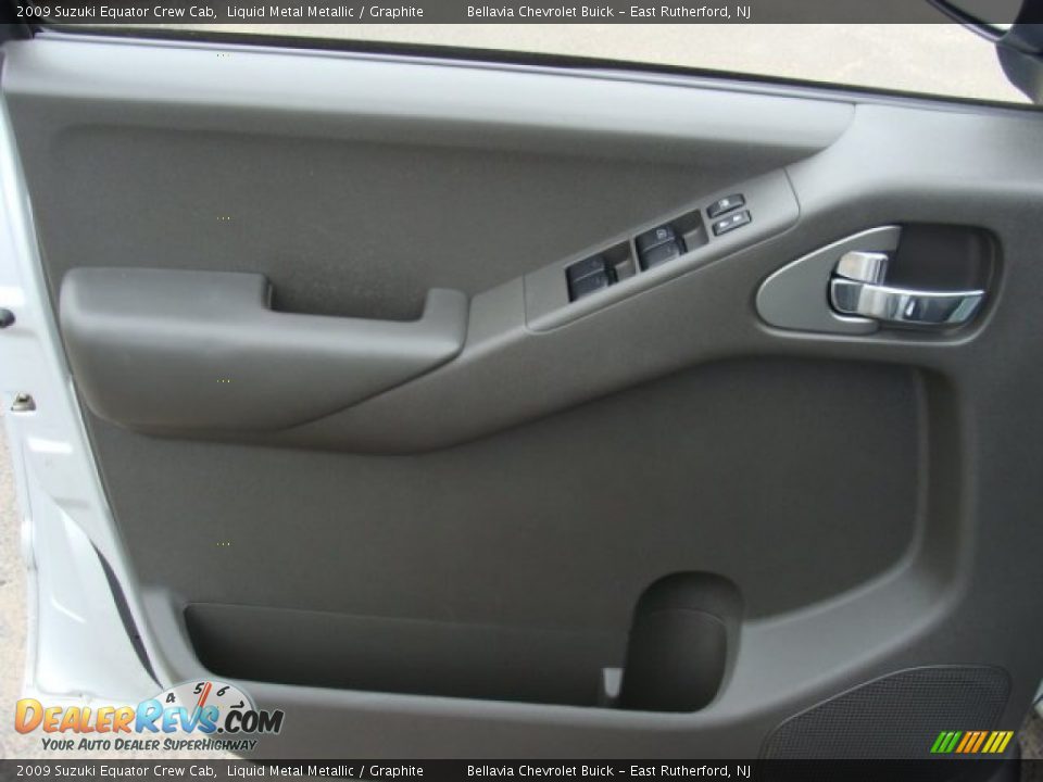 2009 Suzuki Equator Crew Cab Liquid Metal Metallic / Graphite Photo #6