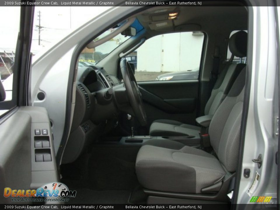 2009 Suzuki Equator Crew Cab Liquid Metal Metallic / Graphite Photo #7