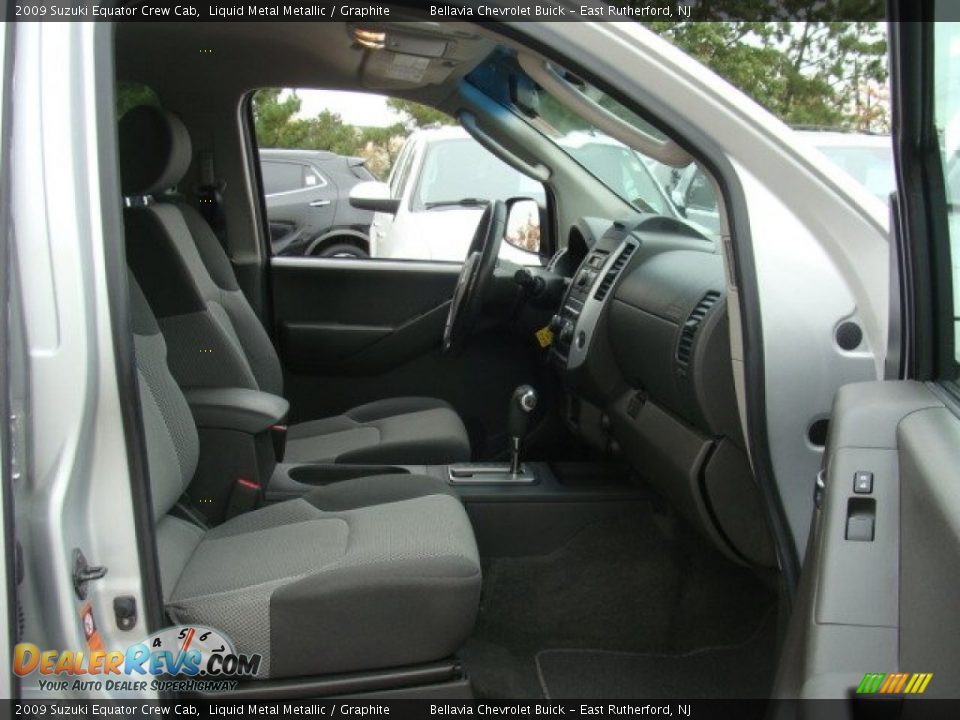 2009 Suzuki Equator Crew Cab Liquid Metal Metallic / Graphite Photo #8