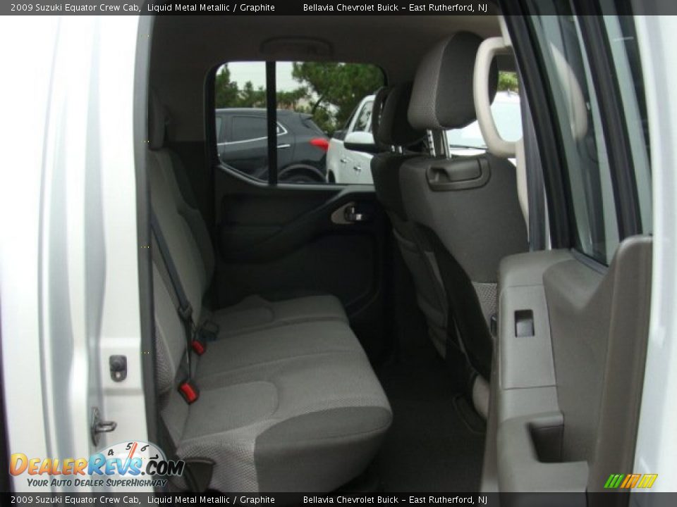 2009 Suzuki Equator Crew Cab Liquid Metal Metallic / Graphite Photo #12