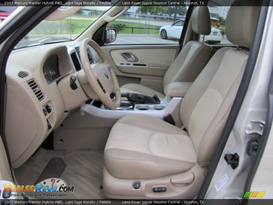 2007 Mercury Mariner Hybrid 4WD Light Sage Metallic / Pebble Photo #2