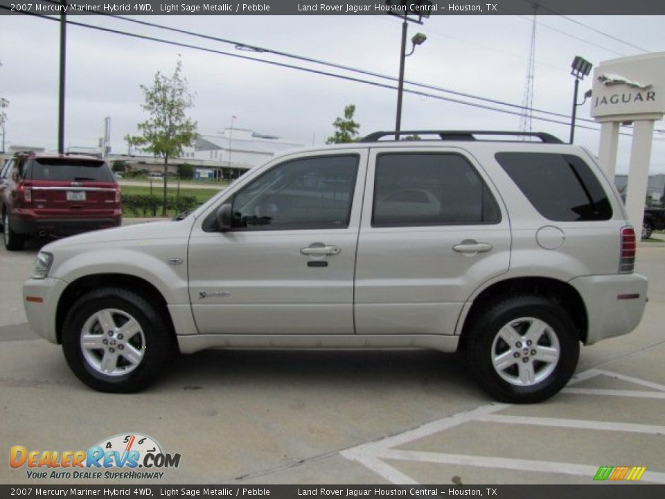 2007 Mercury Mariner Hybrid 4WD Light Sage Metallic / Pebble Photo #7
