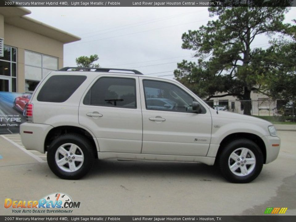 2007 Mercury Mariner Hybrid 4WD Light Sage Metallic / Pebble Photo #11