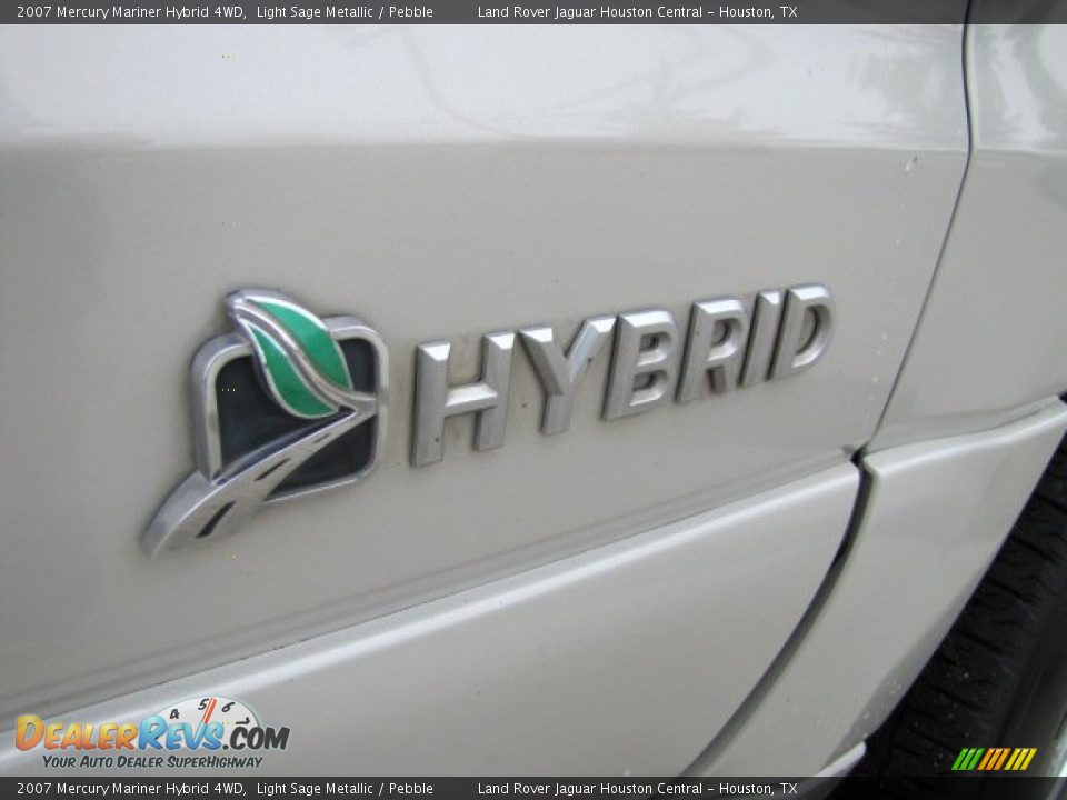 2007 Mercury Mariner Hybrid 4WD Light Sage Metallic / Pebble Photo #12