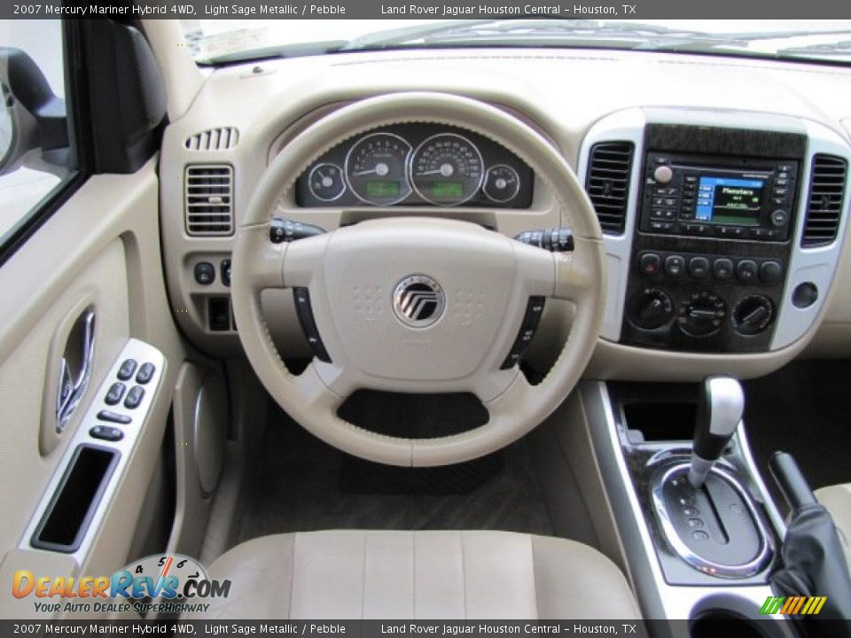 2007 Mercury Mariner Hybrid 4WD Light Sage Metallic / Pebble Photo #14