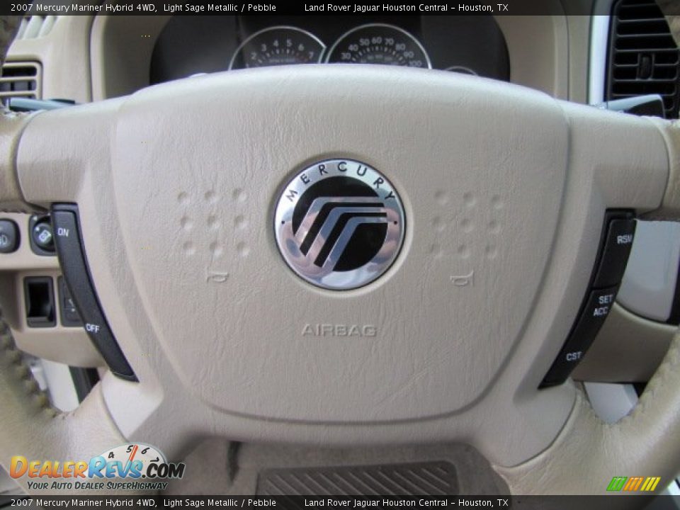 2007 Mercury Mariner Hybrid 4WD Light Sage Metallic / Pebble Photo #15