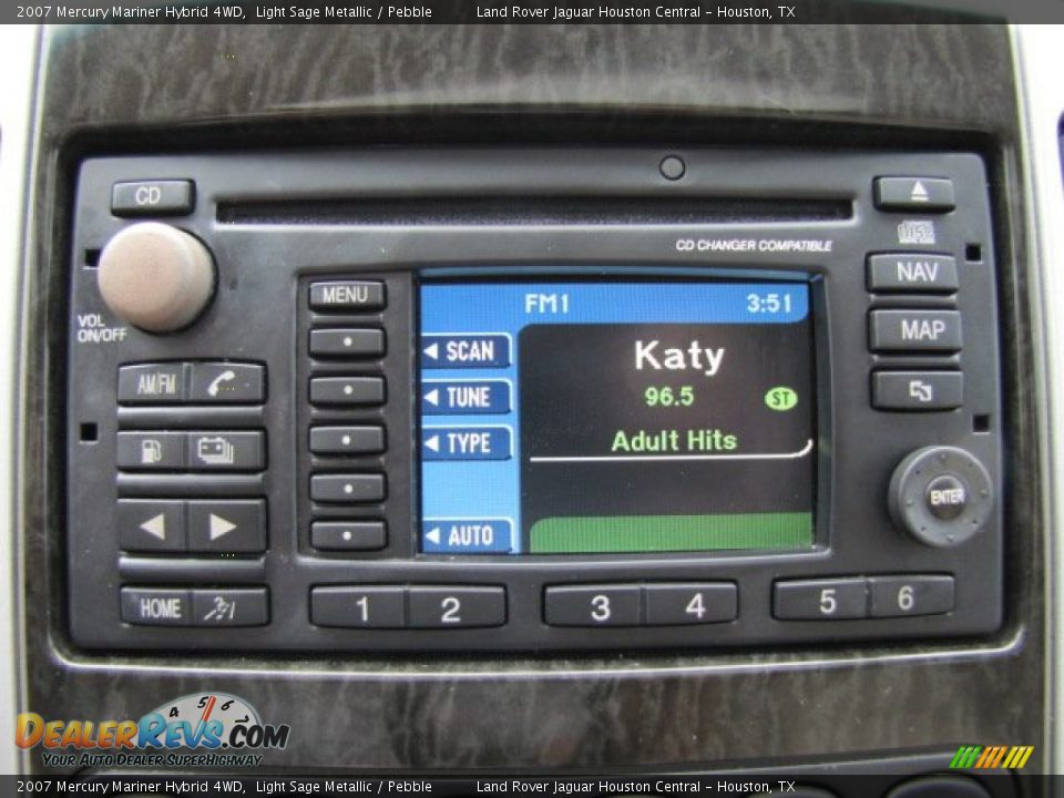 2007 Mercury Mariner Hybrid 4WD Light Sage Metallic / Pebble Photo #20