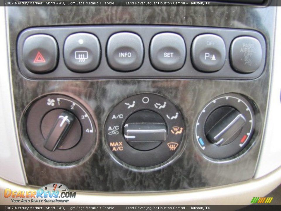 2007 Mercury Mariner Hybrid 4WD Light Sage Metallic / Pebble Photo #21