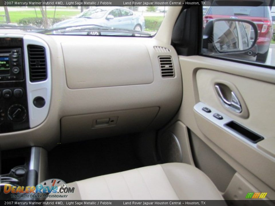 2007 Mercury Mariner Hybrid 4WD Light Sage Metallic / Pebble Photo #29