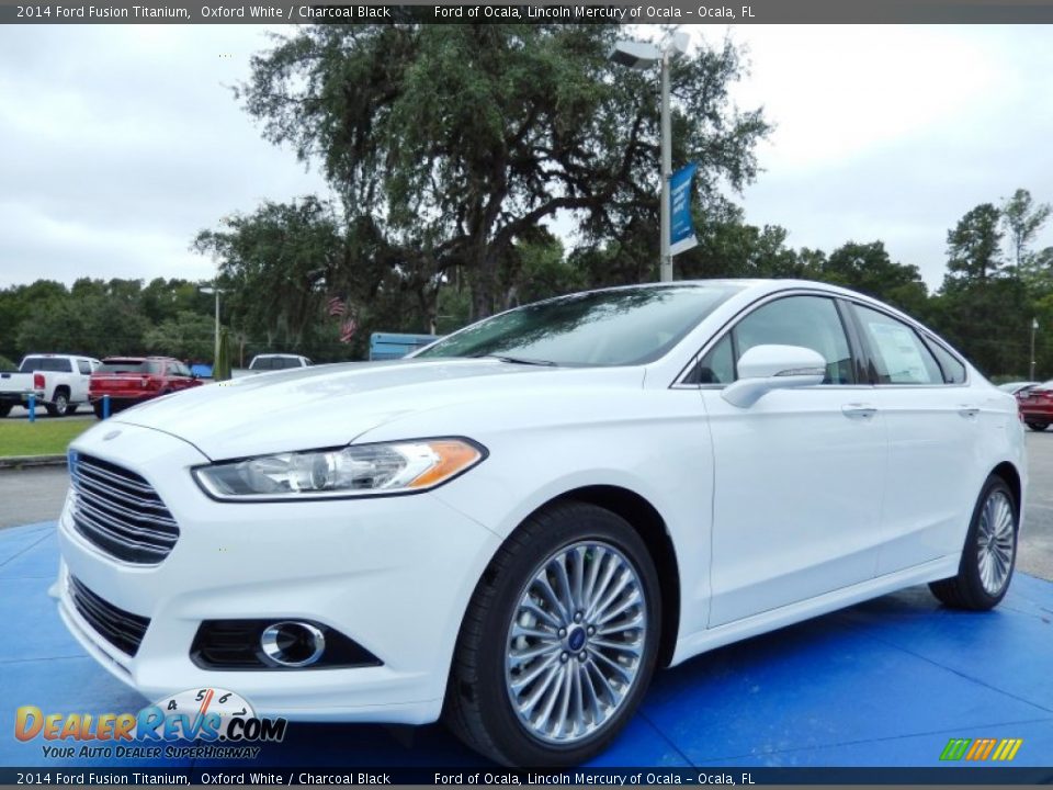 Front 3/4 View of 2014 Ford Fusion Titanium Photo #1