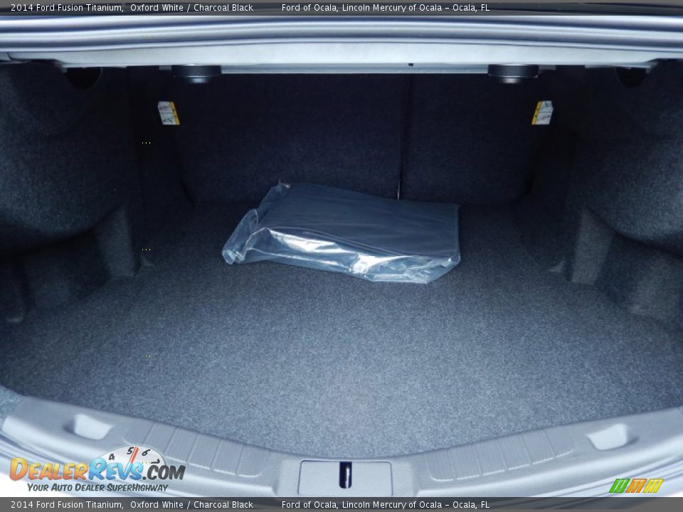 2014 Ford Fusion Titanium Oxford White / Charcoal Black Photo #5