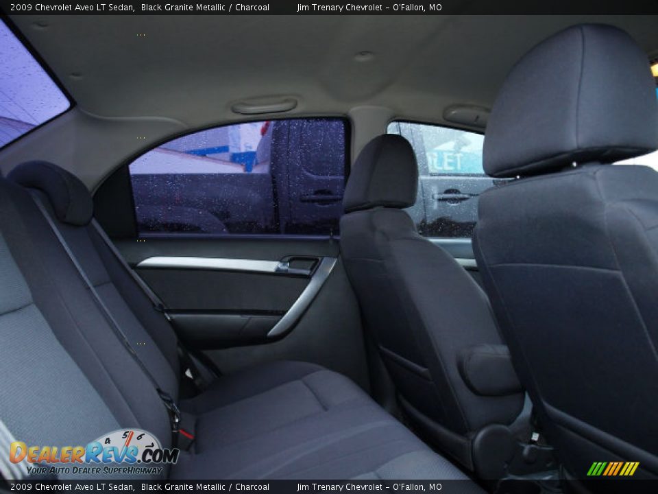 2009 Chevrolet Aveo LT Sedan Black Granite Metallic / Charcoal Photo #9