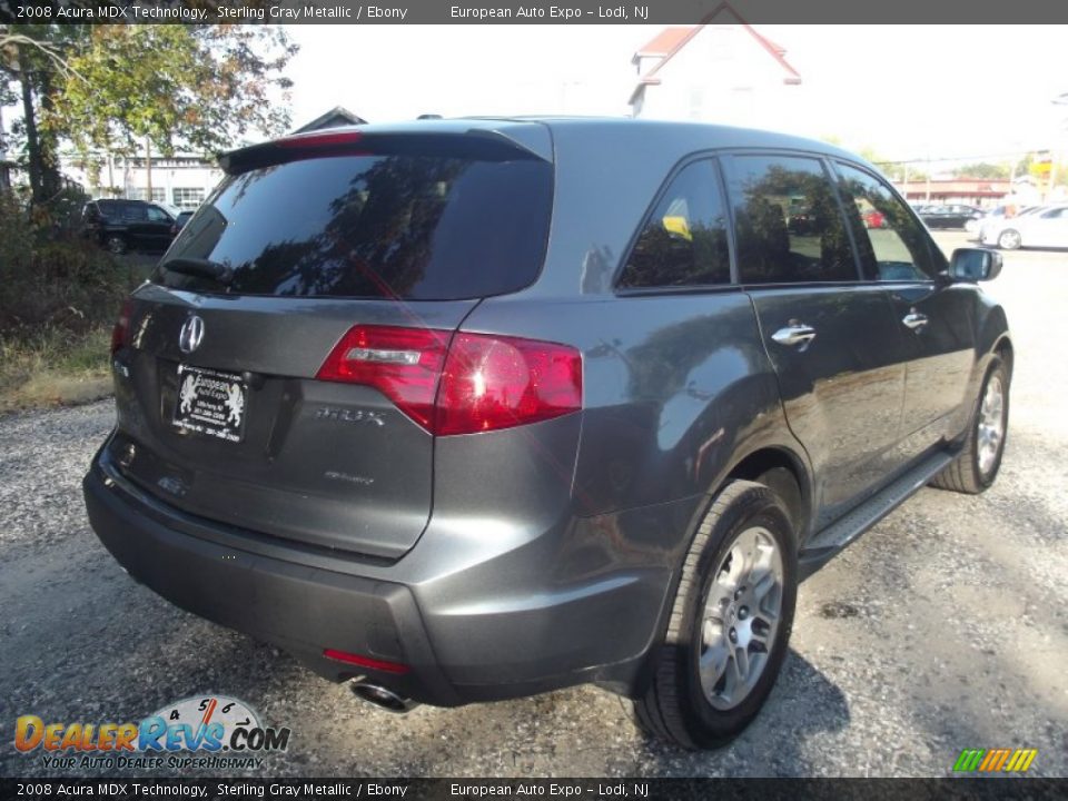 2008 Acura MDX Technology Sterling Gray Metallic / Ebony Photo #3