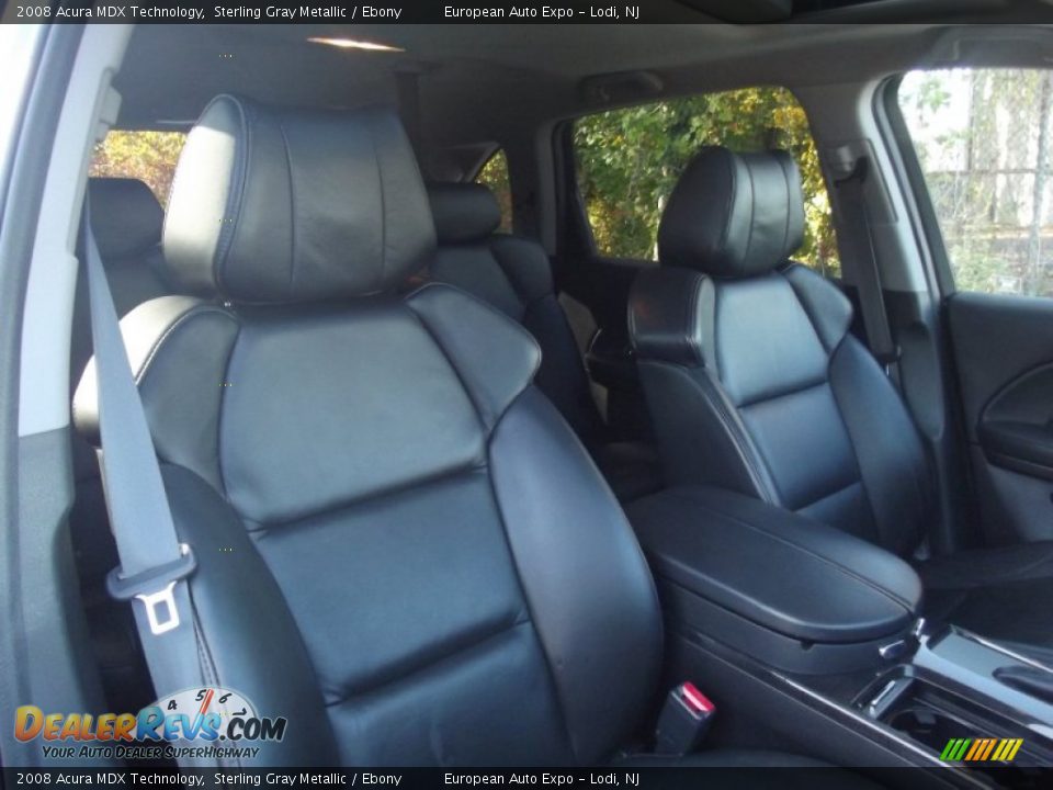2008 Acura MDX Technology Sterling Gray Metallic / Ebony Photo #17