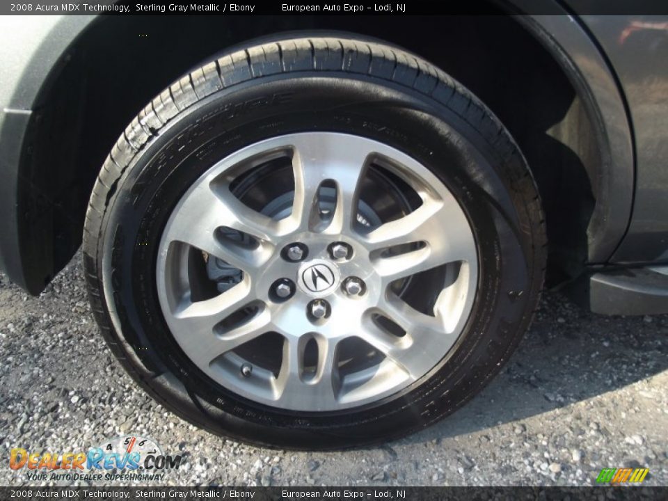 2008 Acura MDX Technology Sterling Gray Metallic / Ebony Photo #19