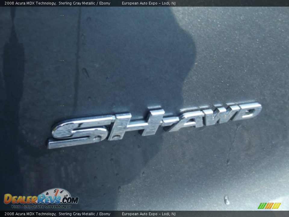 2008 Acura MDX Technology Sterling Gray Metallic / Ebony Photo #20
