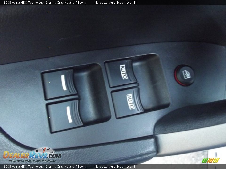 2008 Acura MDX Technology Sterling Gray Metallic / Ebony Photo #24