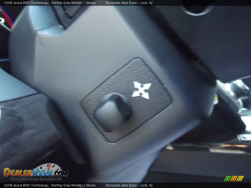 2008 Acura MDX Technology Sterling Gray Metallic / Ebony Photo #28