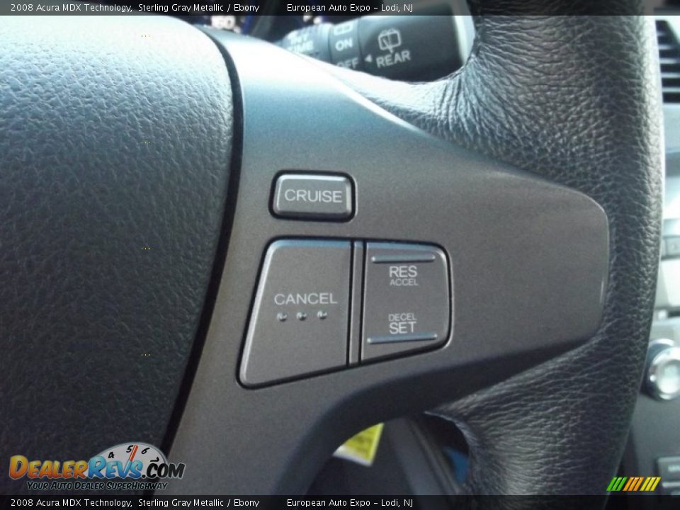 2008 Acura MDX Technology Sterling Gray Metallic / Ebony Photo #30