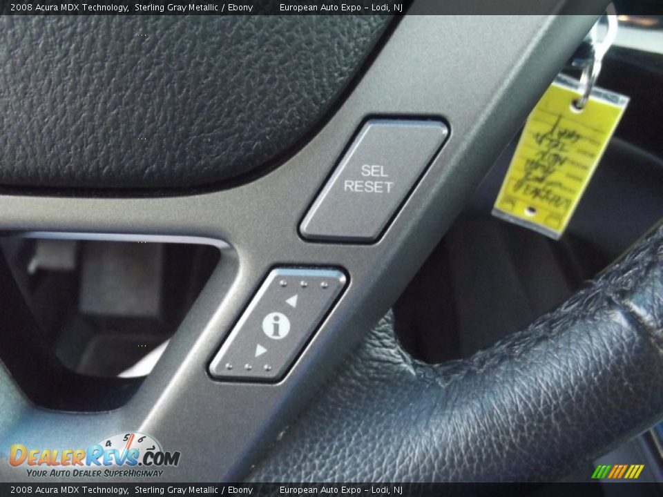 2008 Acura MDX Technology Sterling Gray Metallic / Ebony Photo #31