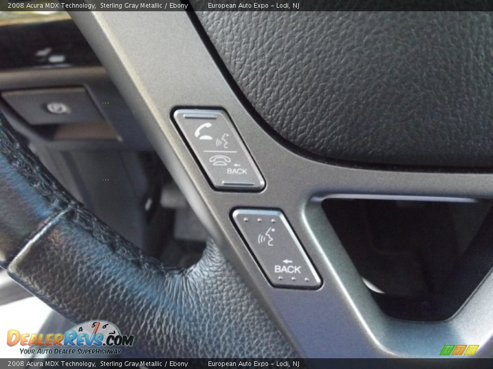 2008 Acura MDX Technology Sterling Gray Metallic / Ebony Photo #32